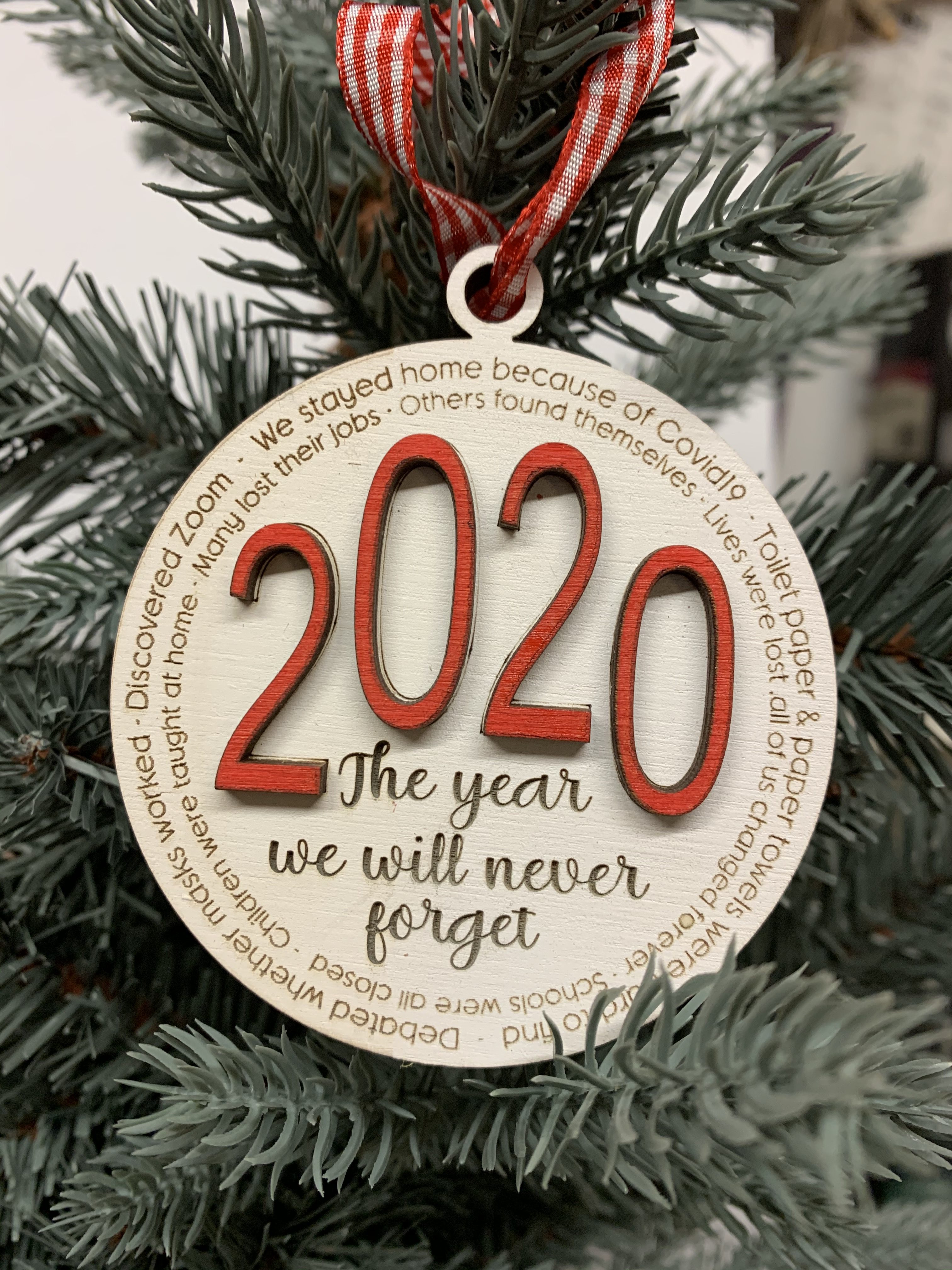 2020 Christmas Ornament Quote the Walls